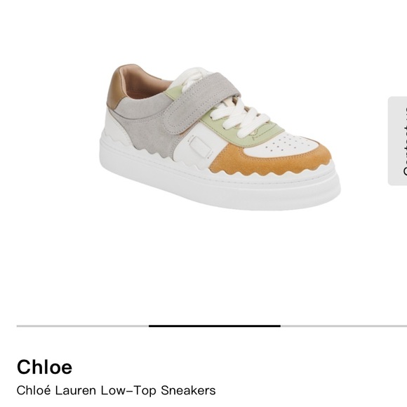 Chloe Shoes - Chloe Lauren Low Top Sneakers